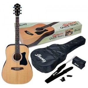 Ibanez Jam Pack V50LNJP-NT 6 String Lefthanded Acoustic Guitar Pack