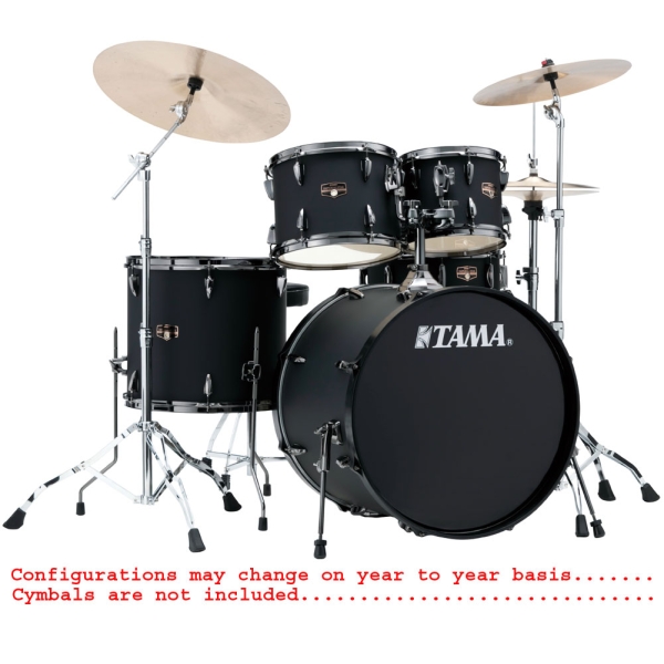 Tama Imperialstar IP52KH6NB BOB 5 Pcs Drum Kit + One Extra Boom Stand with Black Nickel