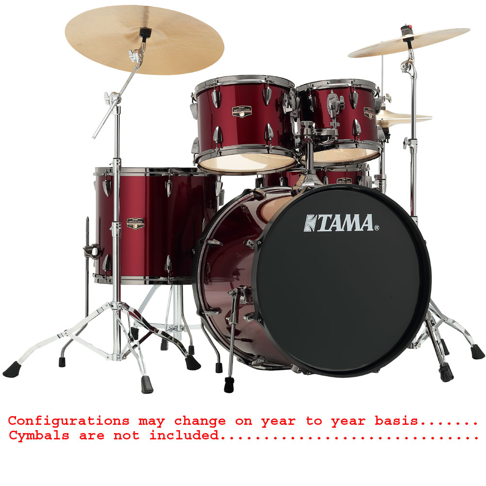 Tama Imperialstar IP52KH6NB VTR 5 Pcs Drum Kit + One Extra Boom Stand with Black Nickel