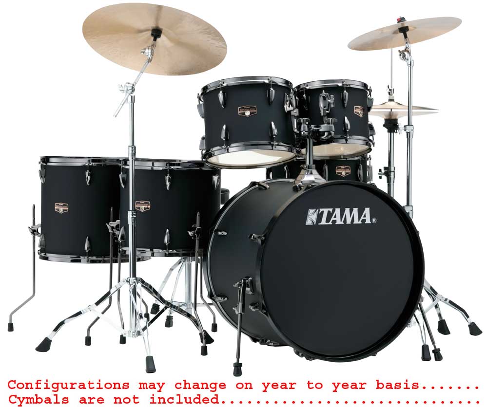 Tama Imperialstar IP62KH6NB BOB 6 Pcs Drum Kit + One Extra Boom Stand with Black Nickel