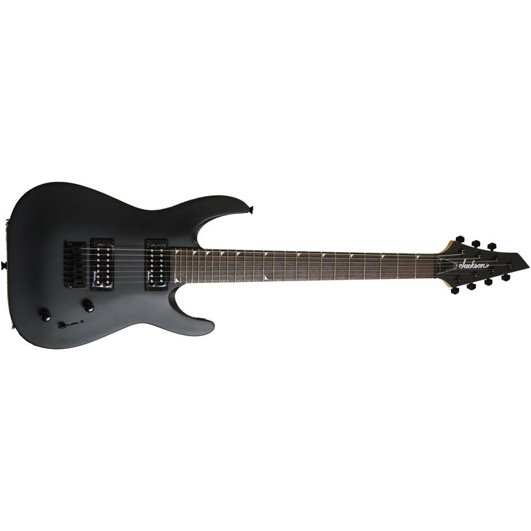 Fender Jackson JS22-7 SBK Dinky Arch Top Amaranth Fingerboard Electric Guitar 7 Strings 2910132568