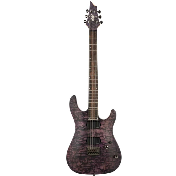 Cort KX500 EDV Etched Deep Violet Macassar Ebony Fingerboard