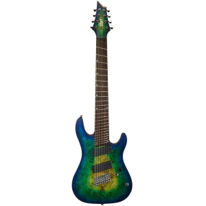 Cort KX508MS MBB KX Series Multi-Scale Electric Guitar 8 Strings