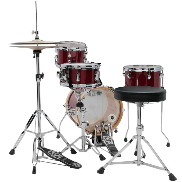 Tama Club Jam Flyer Kit LJK44H4 CPM Unicolor Wrap Finish 4 Pcs Drum Kit