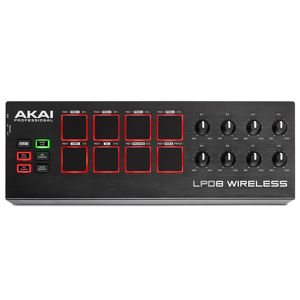 Akai Professional LPD8 Wireless Battery-Operated/Wireless 