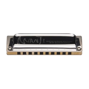 Suzuki M-20F Manji 10 Hole Diatonic Harmonica Key F series