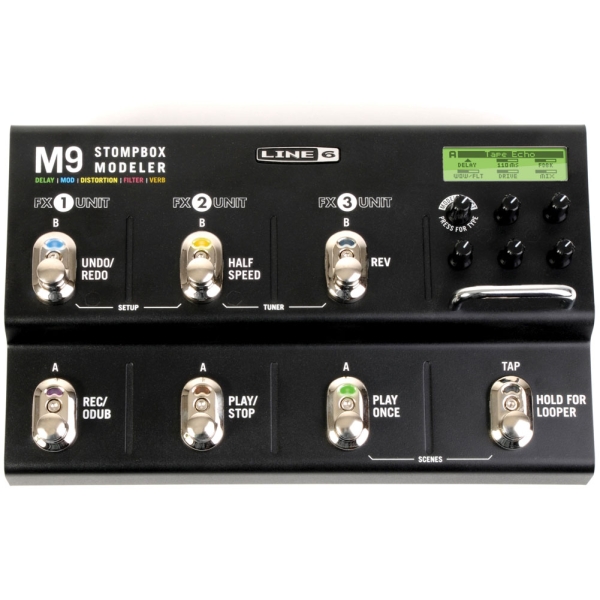 Line 6 M9 Stompbox Modeler Guitar Multi Effects Pedal 990403104