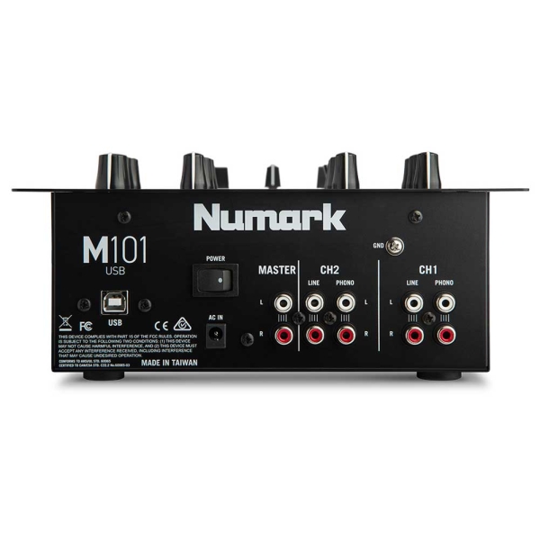 Numark M101USB 2-Channel All-Purpose with USB DJ Table Top Mixer
