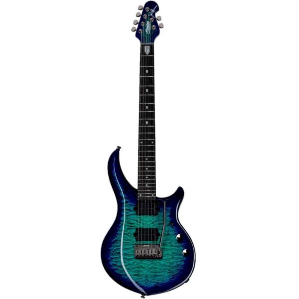 Sterling MAJ200XQM CPD by Music Man John Petrucci Dimarzio Flamed Maple Top 6 String Electric Guitar