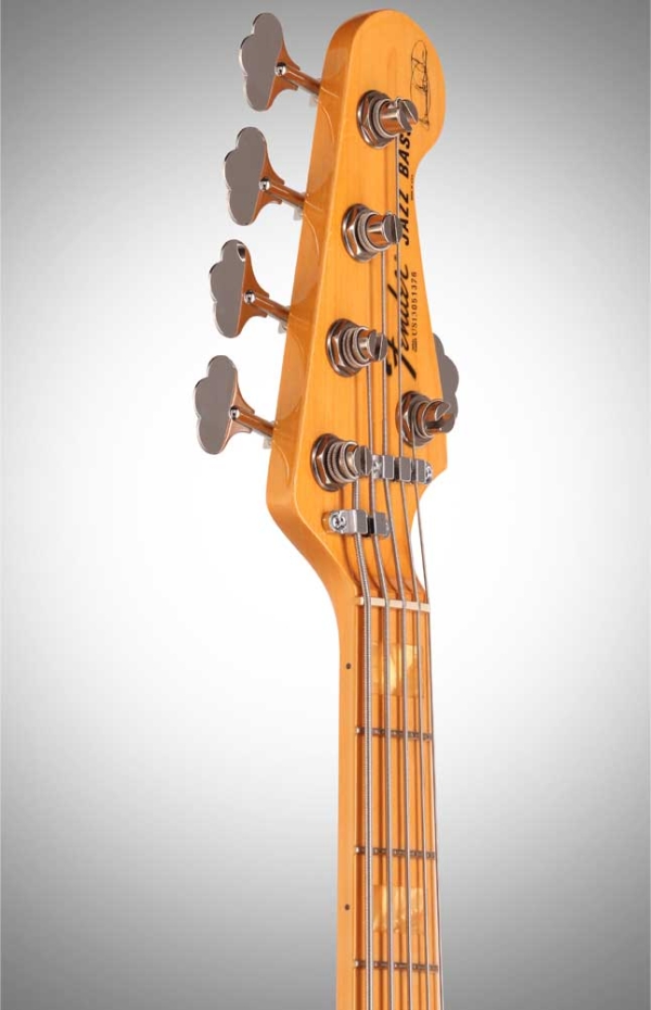 Fender Artist Marcus Miller Jazz Bass - Maple - 5 String -3 Colour Sunburst