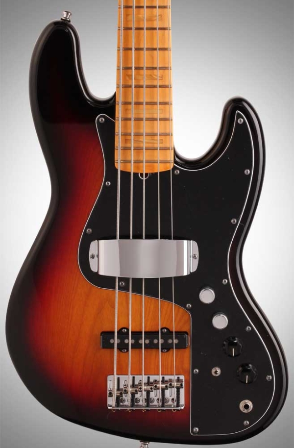 Fender Artist Marcus Miller Jazz Bass - Maple - 5 String -3 Colour Sunburst