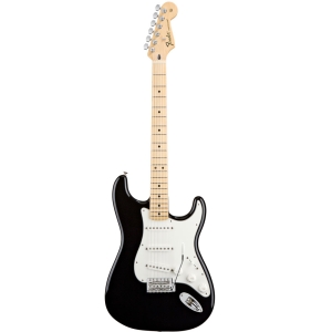Fender Mexican Standard Strat - Maple - S-S-S - Black-0144602506