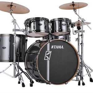 Tama Superstar Hyperdrive MK52HXZBNS TSM 5 Pcs Drum Kit Black Nickel Shell Hardware