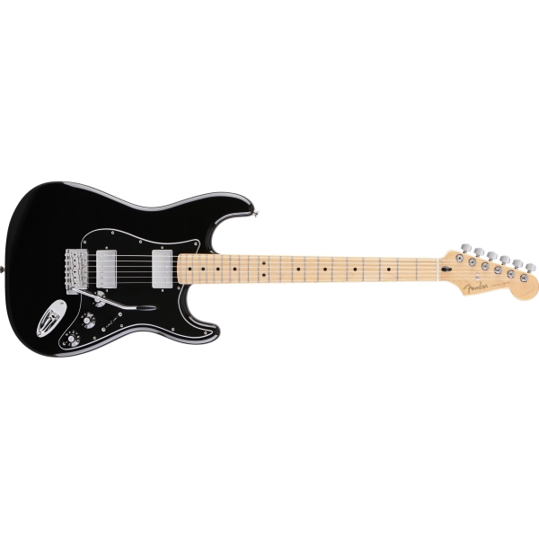 Fender Mexican BlackTop Standard Strat - Maple - H-H - BLK-0148102506