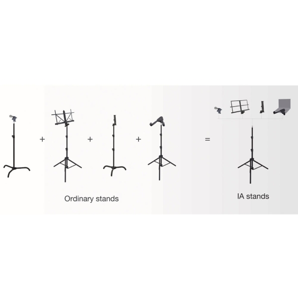 IA Stands MS3 Boom Tripod Multipurpose Mic Stands