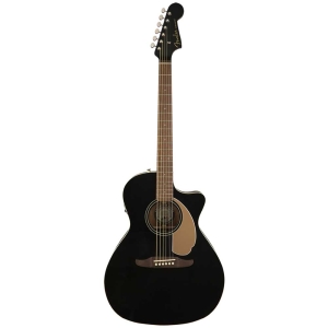 Fender Newporter Player Jetty Black Electro Acoustic Guitar 0970743006