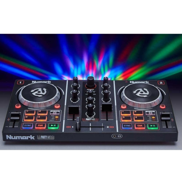 Numark PartyMix DJ Controller with Built In Light Show