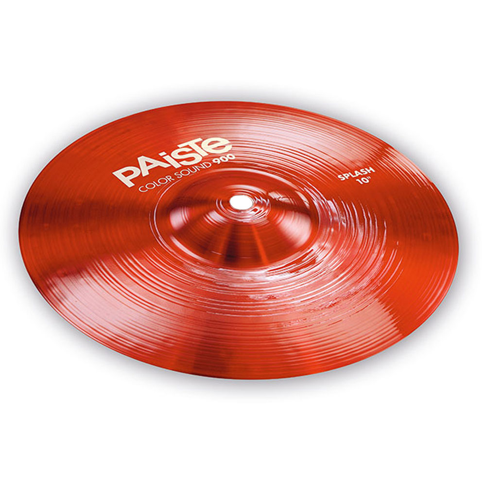 Cymbal-1922210　Sound　Cart　Paiste　Splash　Series　Red　Color　Musicians　900　10″