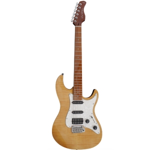 Sire Larry Carlton S7 FM Nat Signature series Flame Maple Top Roasted Maple Neck HSS Electric Guitar with Gig Bag Natural Color