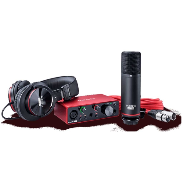 Focusrite Scarlett Solo Studio 3rd Gen USB Recording Bundle Audio Interface