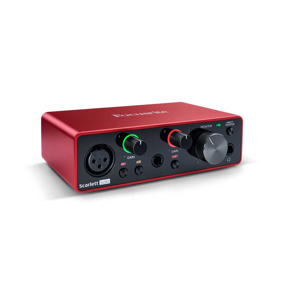 Focusrite Scarlett Solo 3rd Gen Essential Studio USB Audio Interface