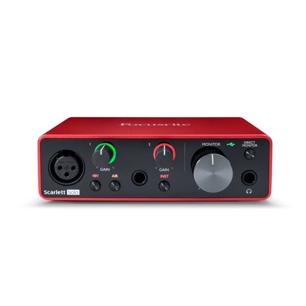 Focusrite Scarlett Solo 3rd Gen Essential Studio USB Audio Interface