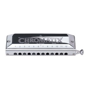 Suzuki SCX-48Ch Chromatix Series Harmonica Ch 12 Hole Chromatix with Reverse Slider