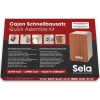 Sela SE-037 Cajon Quick Assembly Kit-Sand it-Stick it together-Screw it-Ready