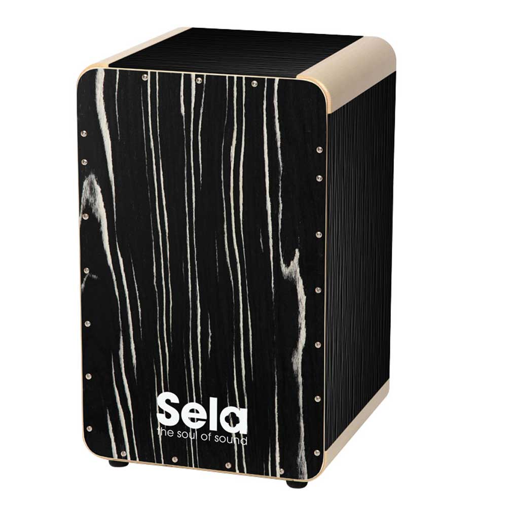 Sela SE024 Wave Black Makassar Cajon