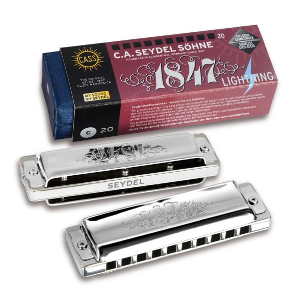 Seydel 16601F Blues Lightning 1847 Diatonic Key F harmonica