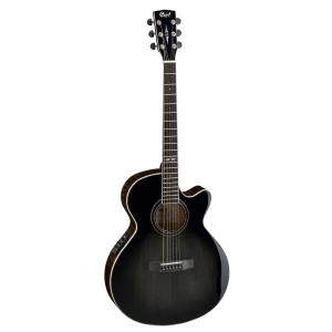 Cort SFX10-TKB 6 Strings Semi Acoustic Guitar with Fishman Pickup
