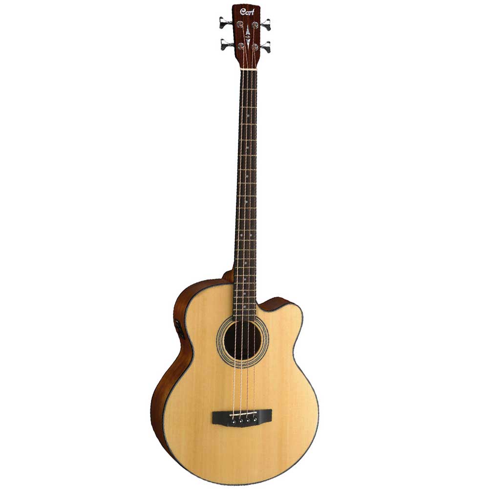 Cort SJB5F NS Semi Acoustic Bass Guitar with Fishman Pickup