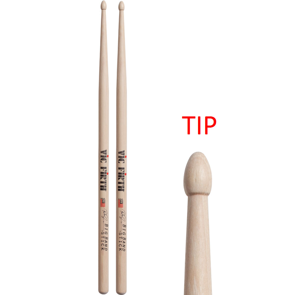 Vic Firth VIC*SPE3 American Classic Hickory Peter Erskine Big Band Wood Drumsticks