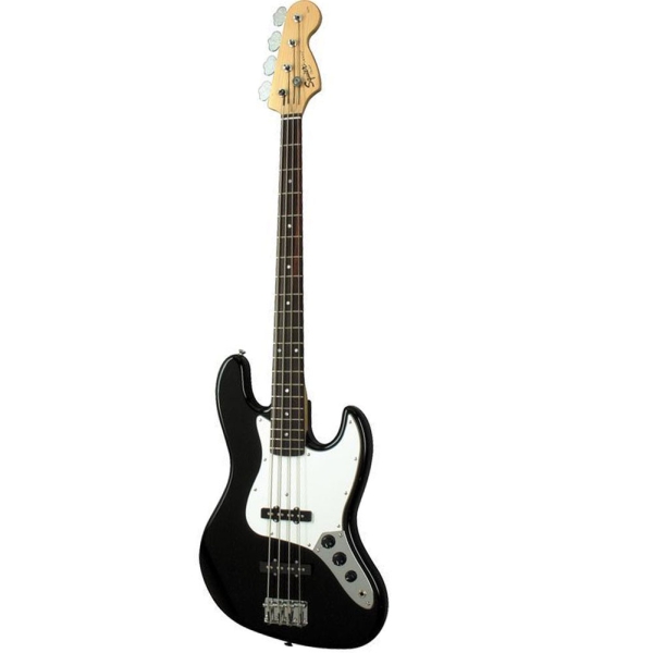 Fender Squier Affinity Jazz Bass Indian Laurel Fingerboard BLK 4 Strings Bass Guitar 0370760506 with Gig Bag