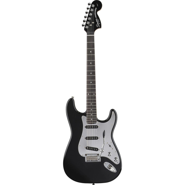 Fender Squier Standard Strat Special Ed Black Mirror - RW - S-S-S