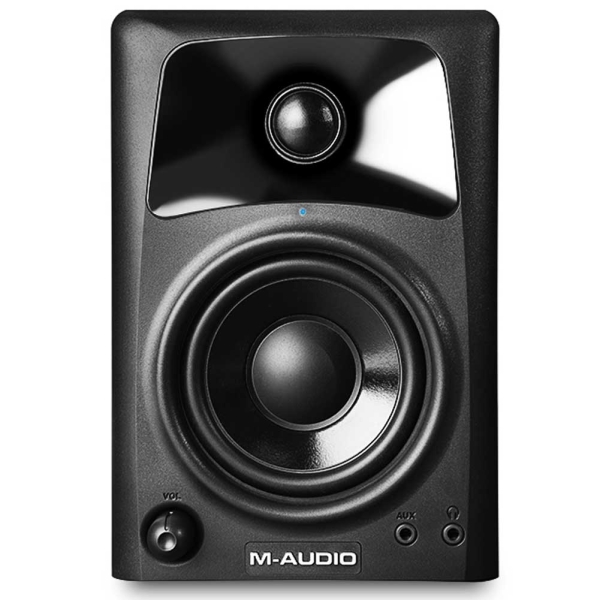 M-Audio AV32 Studiophile Compact Desktop Speakers for Professional Media Creation