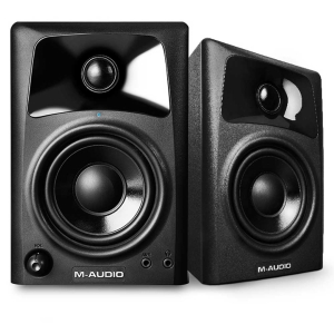 M-Audio AV32 Studiophile Compact Desktop Speakers for Professional Media Creation