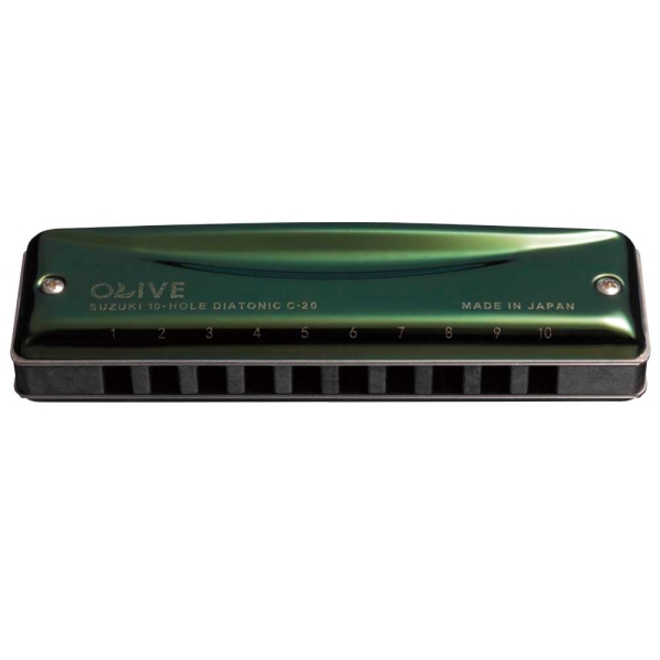 Suzuki C-20D 10 Hole Diatonic Harmonica Key D series