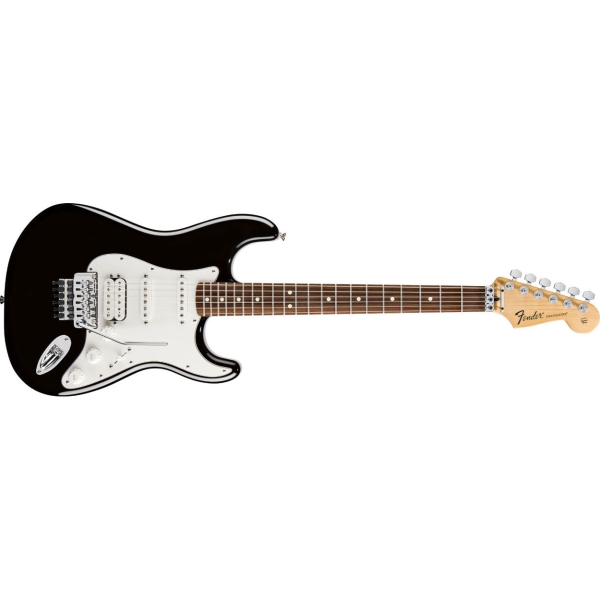 Fender Mexican Standard Strat - Floyd Rose - RW - H-S-S - BLK