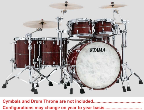 Tama Star TH52CZSS NWS Mahogany with Quilted Sapele outer ply Limited Product 6 Pcs Drum Kit