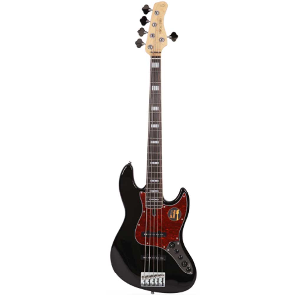 Sire Marcus Miller V7 Alder Black 5 String 2nd Gen Bass Guitar with Gig