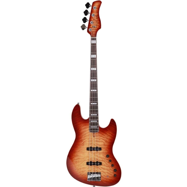 Sire Marcus Miller V9 Alder BRS Brown Sunburst 4 String 2nd Gen Bass Guitar with Gig Bag