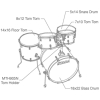 Tama Silverstar VD52KRS - VBG 5 Pcs Drum Kit
