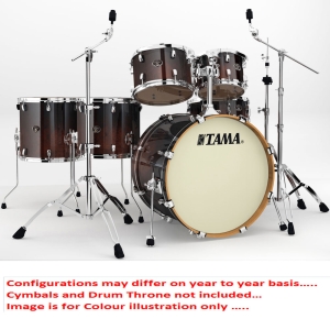 Tama Silverstar Custom VP72RS - DMF 7 Pcs Drum Kit