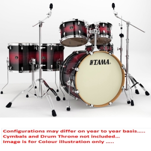 Tama Silverstar Custom VP72RS - TRB 7 Pcs Drum Kit