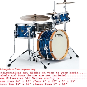 Tama Silverstar Limited Edition VR52RVS2-BLO 5 Pcs Vintage Rock Drum Kit