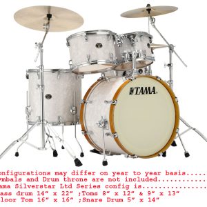 Tama Silverstar Limited Edition VR52RVS2-SWP 5 Pcs Vintage Rock Drum Kit