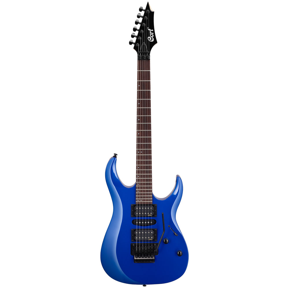 Cort X250 KB Kona Blue Jatoba Fingerboard Electric Guitar 6