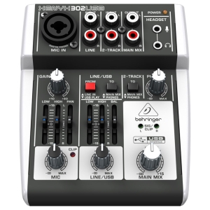 Behringer Xenyx 302USB Premium 5-Input Mixer with Xenyx Mic Preamp and USB/Audio Interface